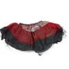 Tutu noir et rouge Halloween femme