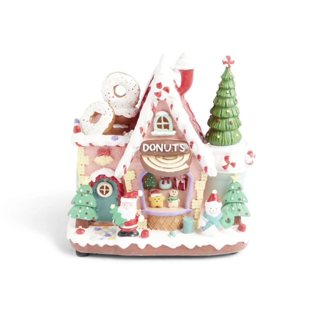 Usine à donuts animée lumineuse et musicale 22x13xH21,5cm