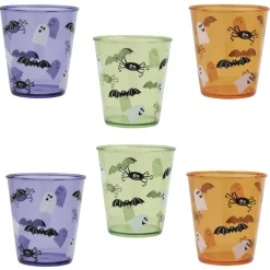 Verre halloween 3 couleurs x 6