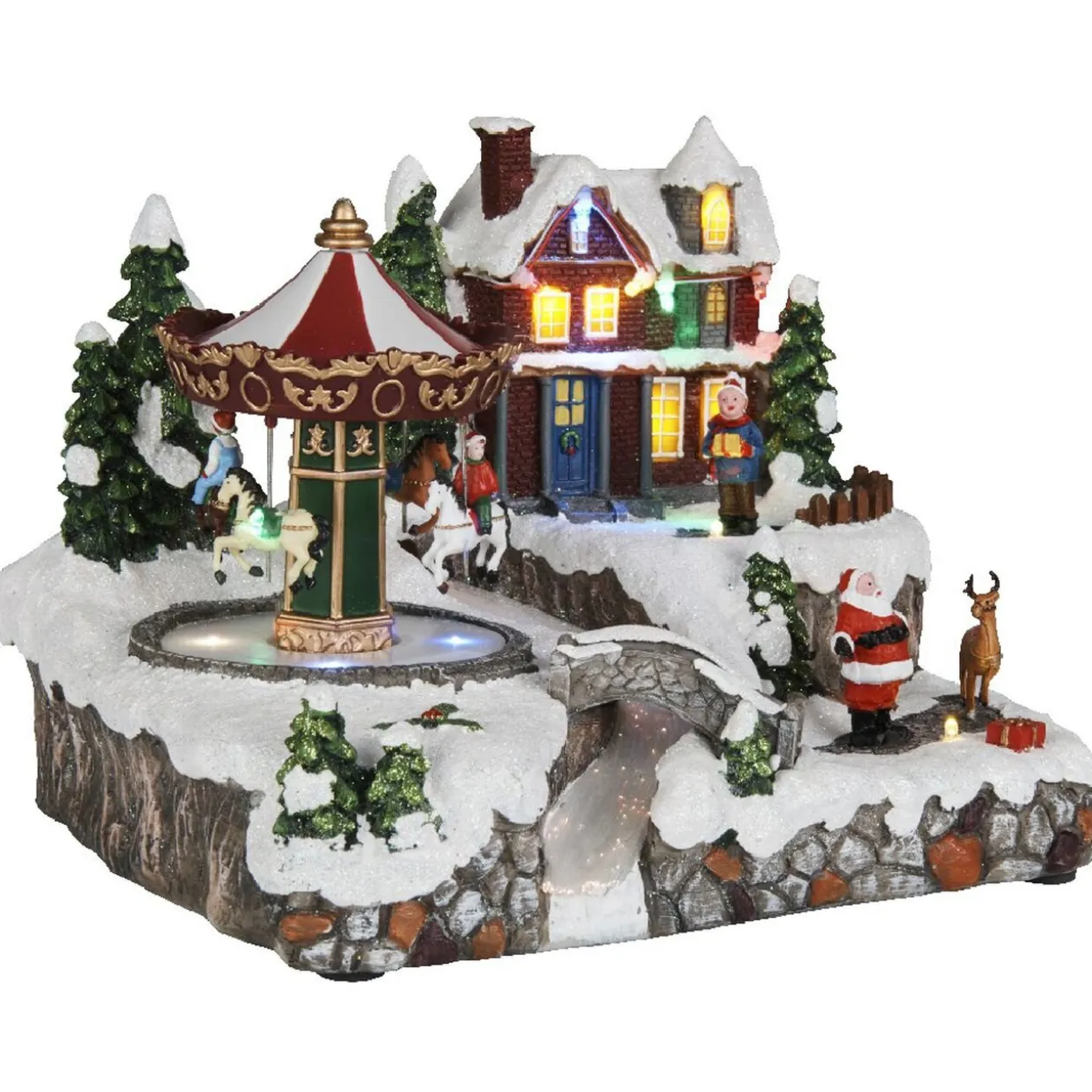 Village animé lumineux