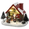 Village lumineux du Père-Noël 4 led